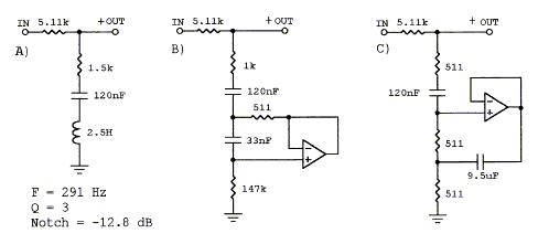 Active Filters 3 way component speakers wiring diagram 